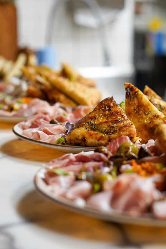 Authentic home-style Balkan meal freshly prepared